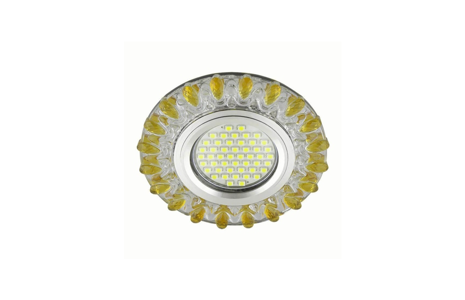 ВСТРАИВАЕМЫЙ СВЕТИЛЬНИК FAMETTO LUCIOLE DLS-L148 GU5.3 GLASSY/GOLD MNOGOROZETOK - МНОГОРОЗЕТОК