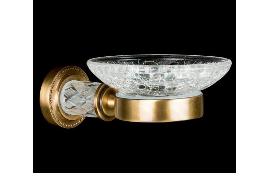 BOHEME Murano Crystal Мыльница, бронза АТЕЛЬЕ ВАННОЙ КОМНАТЫ. САМАРА