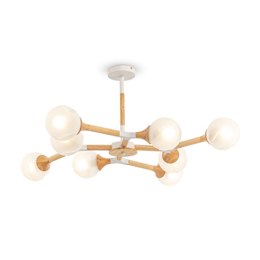Люстра на штанге Freya Amy FR5105CL-08W MAYTONI