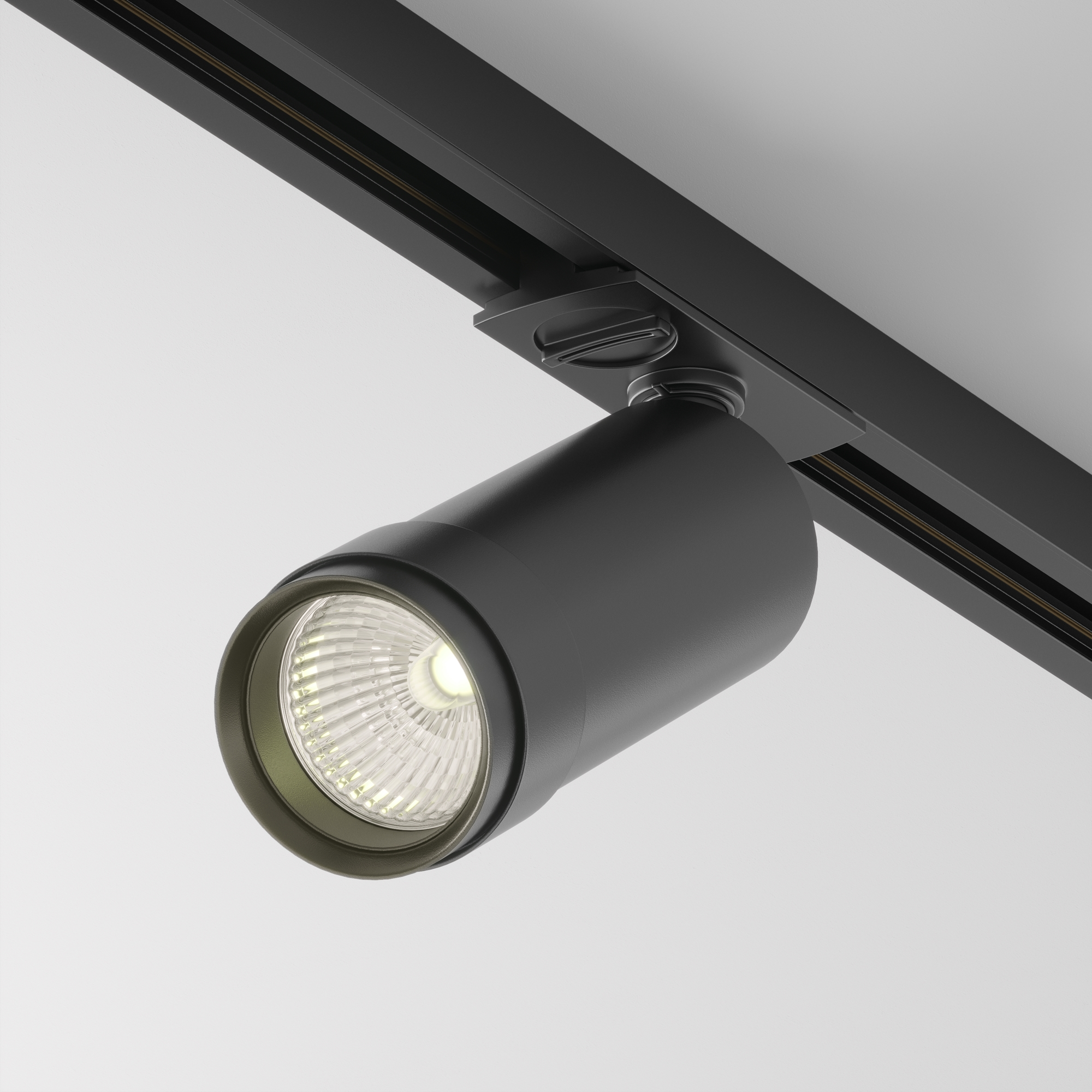 Трековый однофазный светодиодный светильник диммируемый Maytoni Unity Focus LED TR021-1-12B3K-Z-D-B MAYTONI