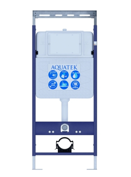 Инсталляция для подвесного унитаза Aquatek Easy Fix 50 INS-0000010 с верхней планкой ООО ФИРМА САНТЕХНИКА
