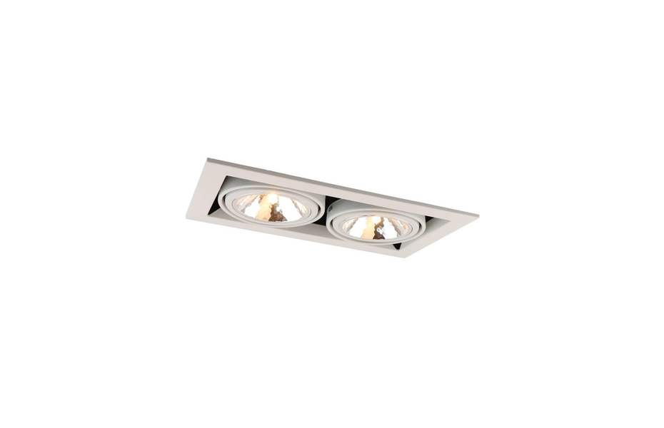 ВСТРАИВАЕМЫЙ СВЕТИЛЬНИК ARTE LAMP CARDANI SEMPLICE A5949PL-2WH MNOGOROZETOK - МНОГОРОЗЕТОК