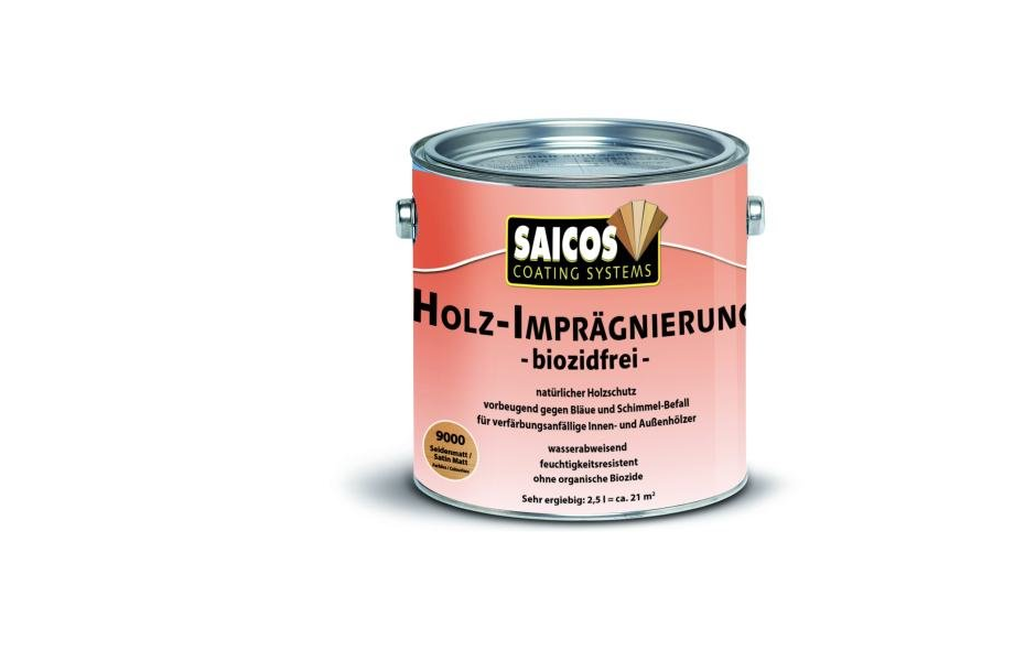 Пропитка для дерева во внутренних помещениях Holz-Imprägnierung biozidfrei SAICOS. МАСЛА, КРАСКИ, КЛЕЙ