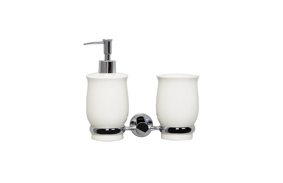 WasserKRAFT K-24289 Держатель стакана и дозатора АТЕЛЬЕ ВАННОЙ КОМНАТЫ. САМАРА