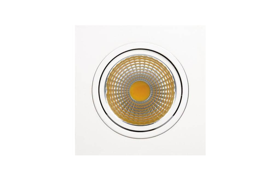 ВСТРАИВАЕМЫЙ СВЕТОДИОДНЫЙ СВЕТИЛЬНИК HOROZ 10W 2700К БЕЛЫЙ 016-022-0010 (HL6711L) MNOGOROZETOK - МНОГОРОЗЕТОК