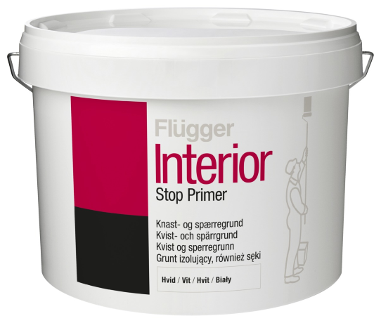 Блокирующий пигментированный грунт на водной основе Flugger Interior Stop Primer 0,75л КРАСКИ FLUGGER