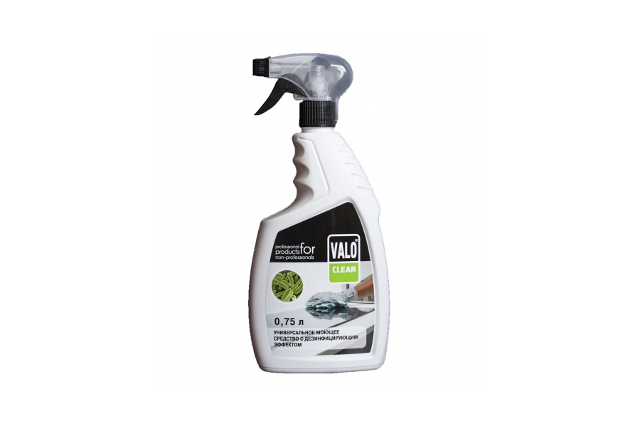 Универсальное моющее средство с дезинфицирующим эффектом VALO Clean 0,75 л. ПЛИНТУС ХОЛЛ