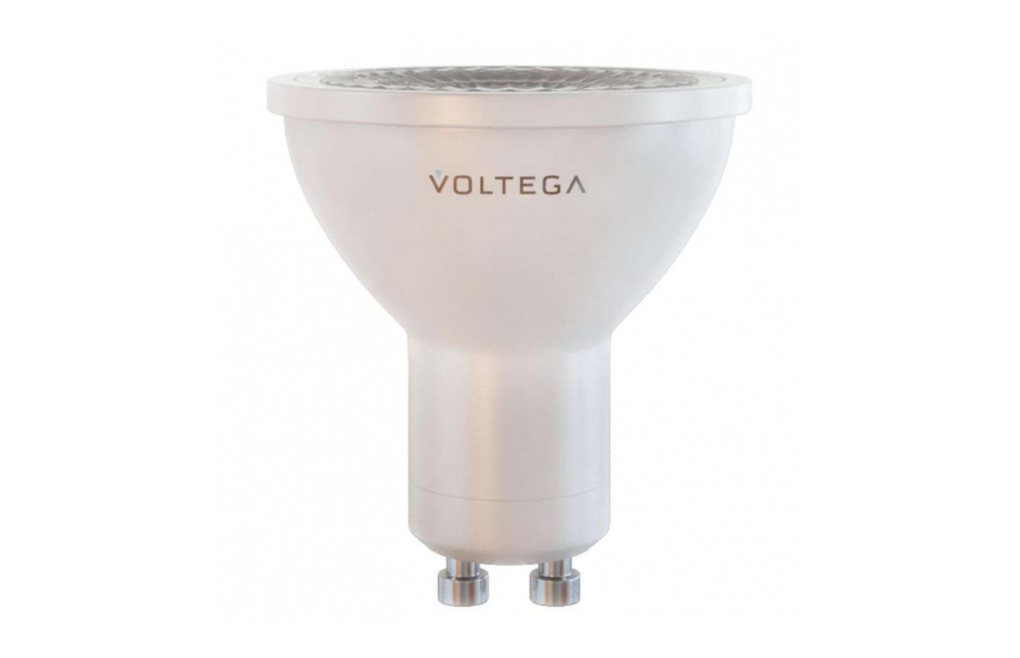 ЛАМПА СВЕТОДИОДНАЯ VOLTEGA GU10 6W 2800К ПРОЗРАЧНАЯ VG2-S1GU10WARM6W-D 7108 МОСПЛИТКА