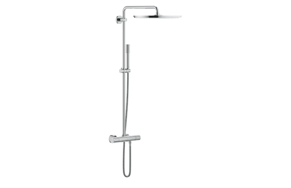 GROHE Rainshower Душевая система с термостатом, настенный монтаж, кронштейн 450 мм, Jumbo АТЕЛЬЕ ВАННОЙ КОМНАТЫ. САМАРА