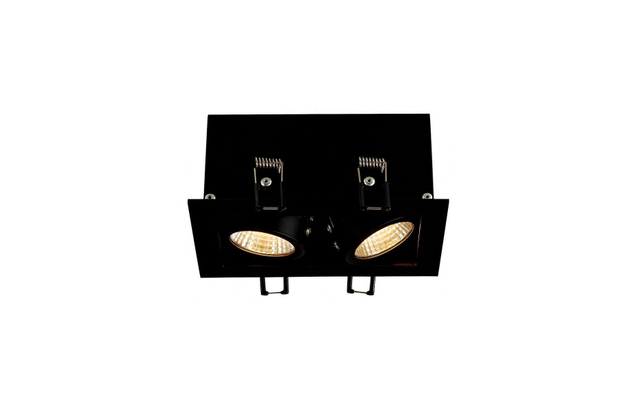 ВСТРАИВАЕМЫЙ СВЕТОДИОДНЫЙ СВЕТИЛЬНИК SLV KADUX 2 LED SET 115710 MNOGOROZETOK - МНОГОРОЗЕТОК