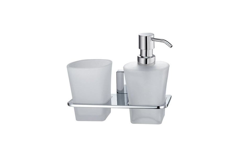 WasserKRAFT Leine K-5089 Держатель стакана и дозатора АТЕЛЬЕ ВАННОЙ КОМНАТЫ. САМАРА