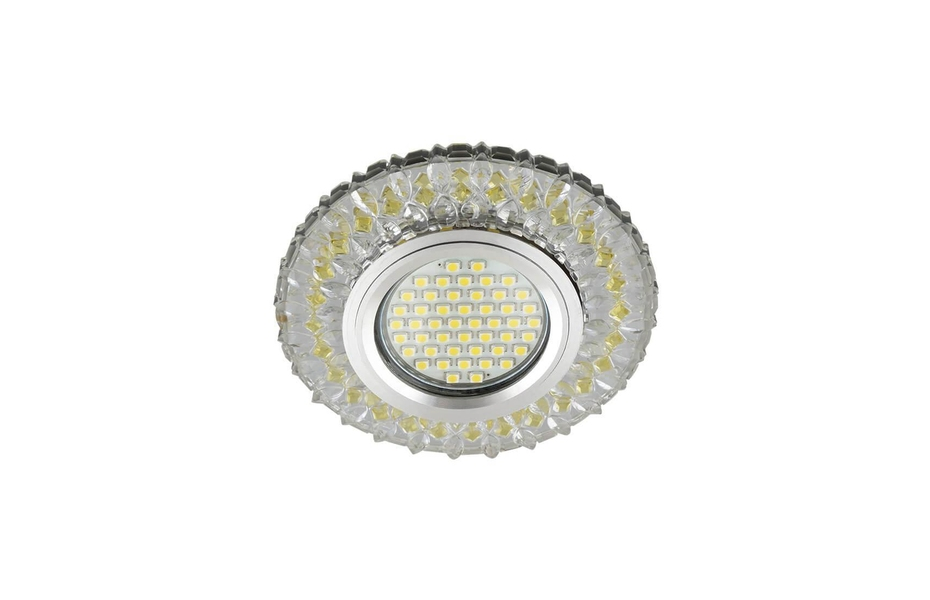 ВСТРАИВАЕМЫЙ СВЕТИЛЬНИК FAMETTO LUCIOLE DLS-L138 GU5.3 GLASSY/GOLD MNOGOROZETOK - МНОГОРОЗЕТОК
