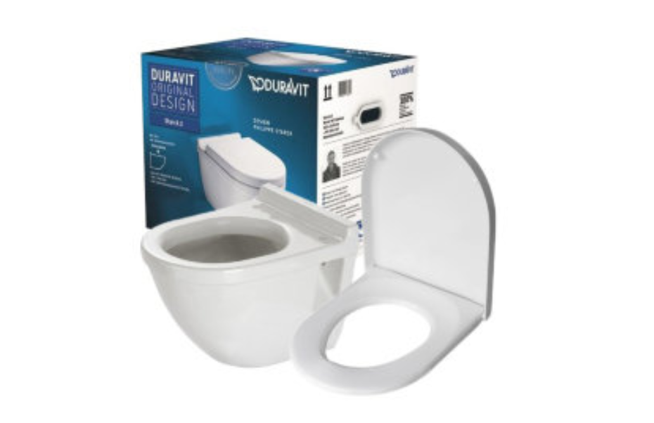 Унитаз подвесной Duravit Starck 3 (с крышкой SoftClose) 42000900A1 АКВАМЕТРИЯ