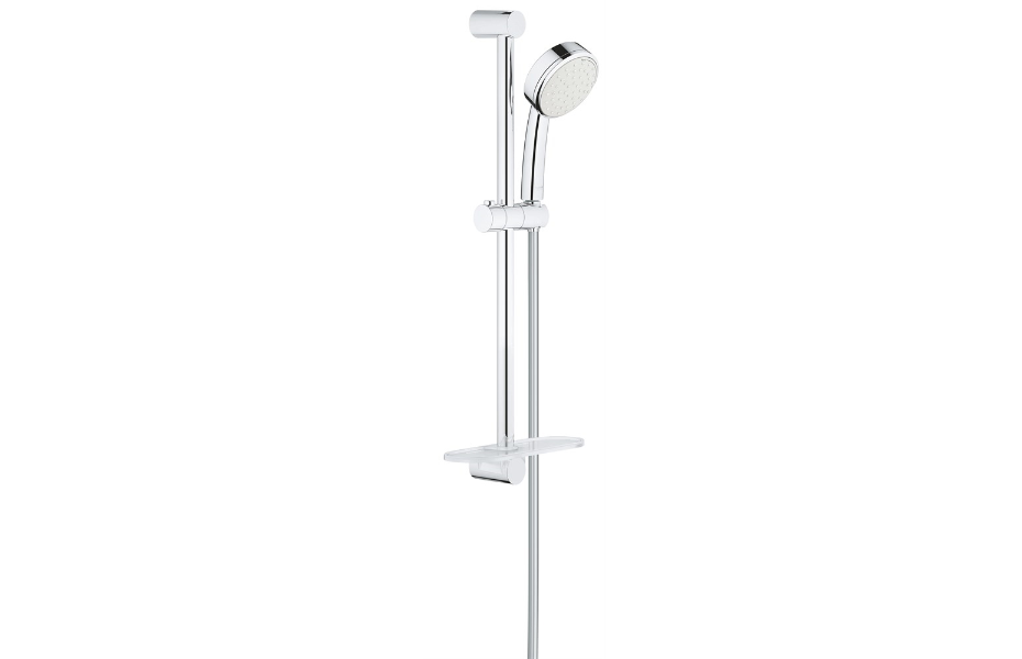 GROHE New Tempesta Cosmopolitan 100 II Душевой гарнитур с полочкой, душевая штанга 600 мм АТЕЛЬЕ ВАННОЙ КОМНАТЫ. САМАРА