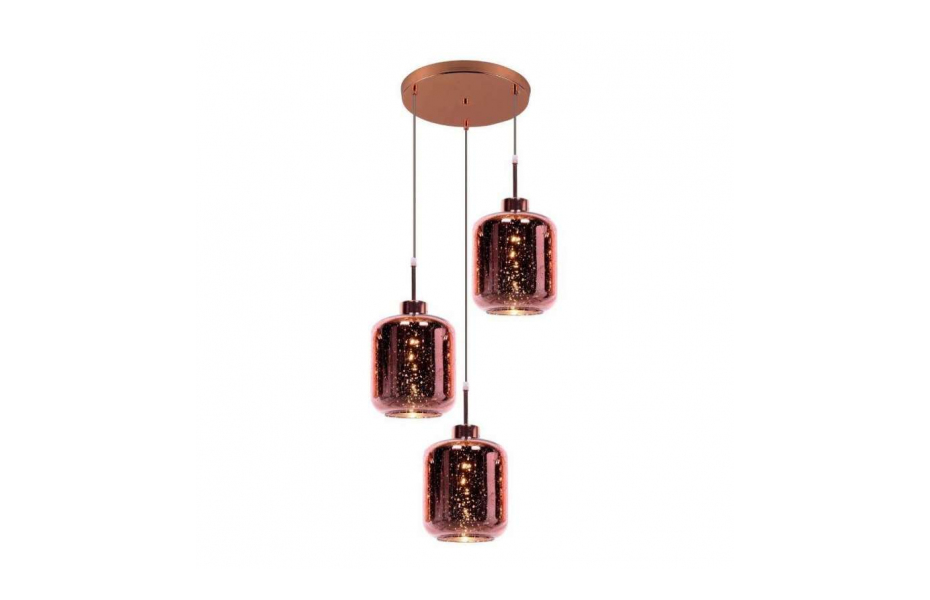 ПОДВЕСНАЯ ЛЮСТРА LUMINA DECO ALACOSMO LDP 6811-3 RD R.GD МОСПЛИТКА
