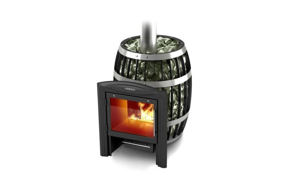 Печь банная TMF Саяны Carbon Витра (8-18 м³; 120 кг.; 4 мм.; D115 мм.) ПАР МАСТЕР
