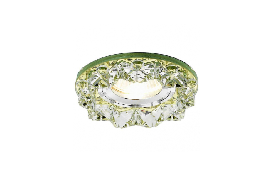 ВСТРАИВАЕМЫЙ СВЕТИЛЬНИК AMBRELLA LIGHT CRYSTAL K330 GD MNOGOROZETOK - МНОГОРОЗЕТОК