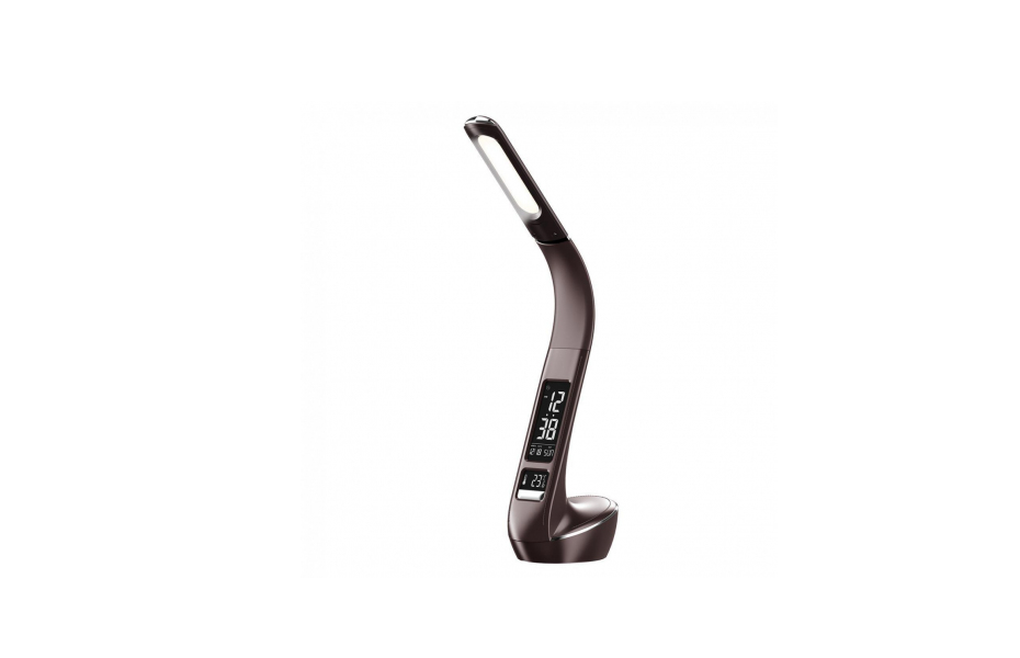НАСТОЛЬНАЯ ЛАМПА (UL-00006769) UNIEL TLD-566 BROWN/LED/300LM/4500K/DIMMER MNOGOROZETOK - МНОГОРОЗЕТОК