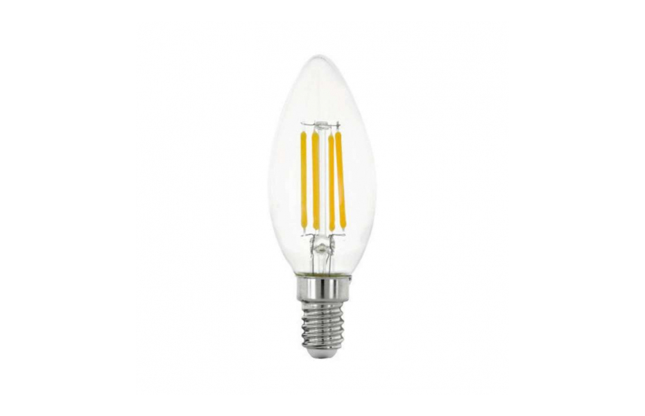 ЛАМПА СВЕТОДИОДНАЯ EGLO E14 6W 2700К ПРОЗРАЧНАЯ 12541 МОСПЛИТКА