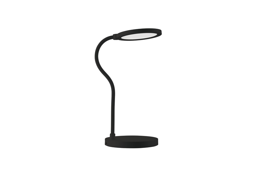 НАСТОЛЬНАЯ ЛАМПА (UL-00003339) UNIEL TLD-553 BLACK/LED/400LM/4500K/DIMMER/USB MNOGOROZETOK - МНОГОРОЗЕТОК