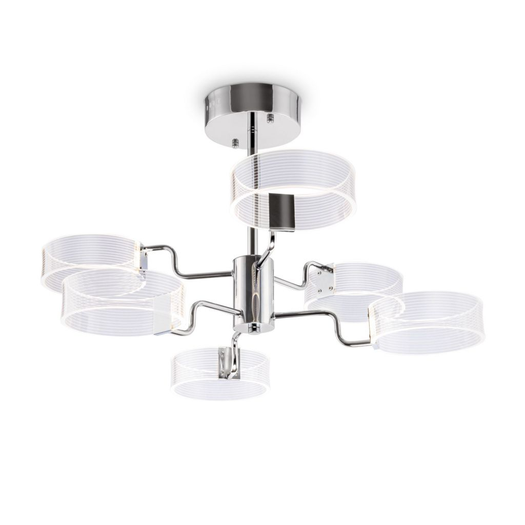 Люстра светодиодная на штанге Freya Eva FR6039CL-L48CH MAYTONI