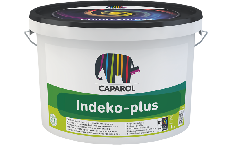 Краска водно-дисперсионная Caparol Indeko-Plus, База 3, 9,4 л КАПАРОЛ ЦЕНТР САМАРА