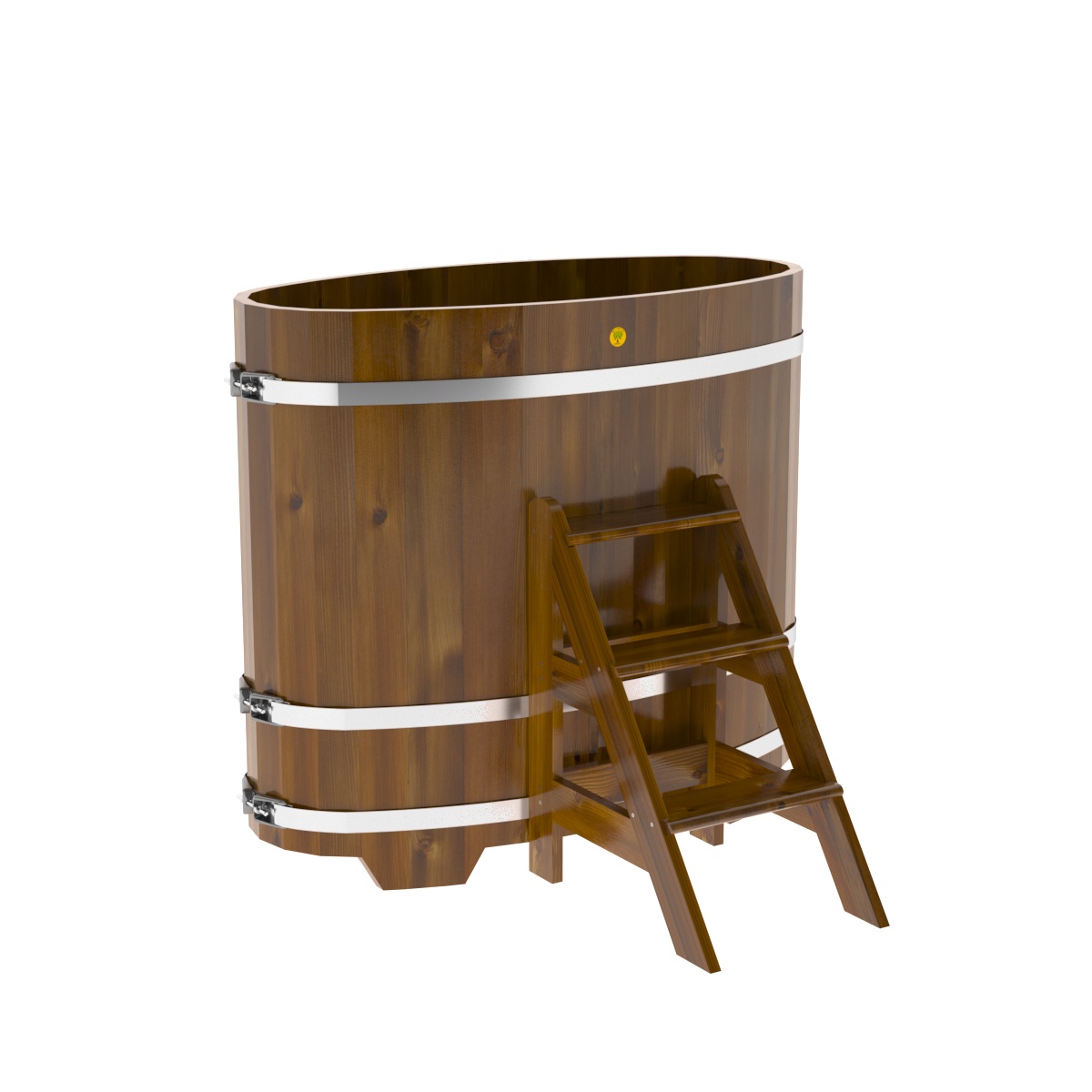 Купель BENTWOOD Лиственница Морёная Рустик (0,69*1,31*1,2 м.) ПАР МАСТЕР