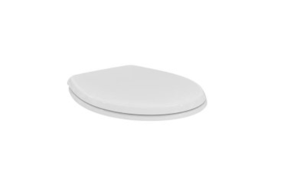 Сиденье с крышкой для унитаза Ideal Standard Ecco/Eurovit W303001 с механизмом плавного закрывания АКВАМЕТРИЯ