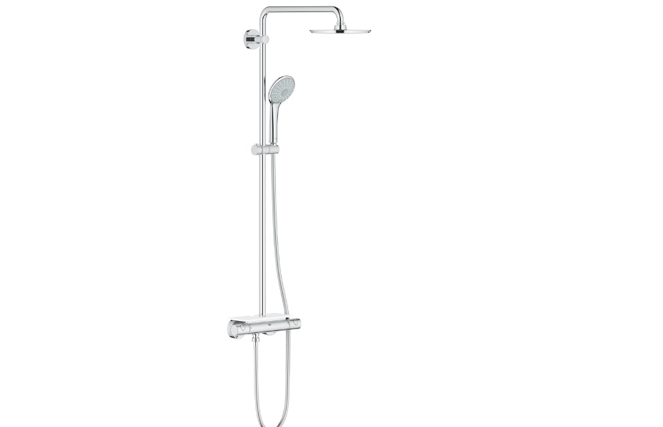 GROHE Euphoria 210 Душевая система с термостатом для душа с полочкой (27964000 + 26362LN0) АТЕЛЬЕ ВАННОЙ КОМНАТЫ. САМАРА