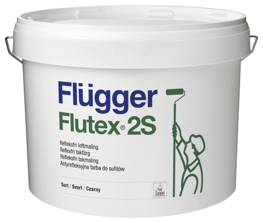 Глубоко матовая краска для потолка с превосходной кроющей способностью Flutex 2S, 10л КРАСКИ FLUGGER
