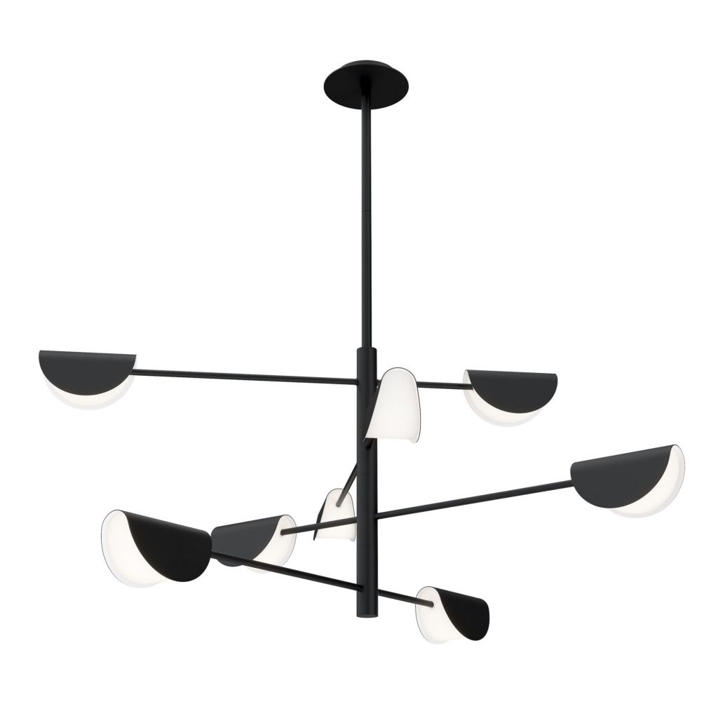 Люстра на штанге Maytoni Technical Mollis MOD126PL-08B MAYTONI