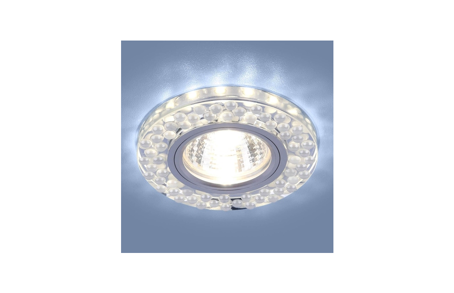 ВСТРАИВАЕМЫЙ СВЕТИЛЬНИК ELEKTROSTANDARD 2194 MR16 SL/WH ЗЕРКАЛЬНЫЙ/БЕЛЫЙ 4690389099298 MNOGOROZETOK - МНОГОРОЗЕТОК