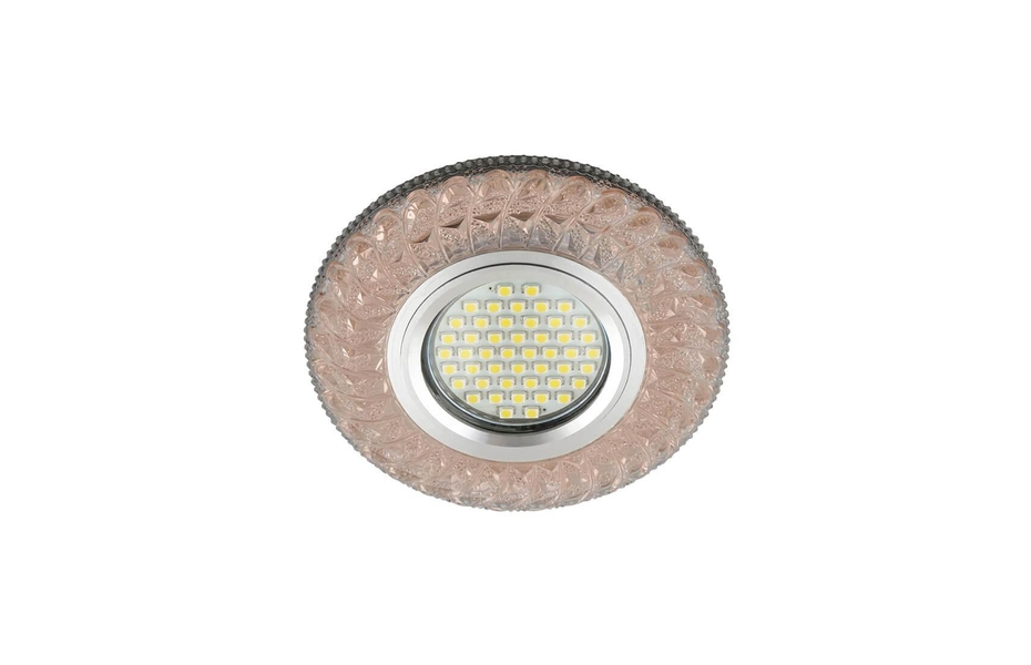 ВСТРАИВАЕМЫЙ СВЕТИЛЬНИК FAMETTO LUCIOLE DLS-L144 GU5.3 GLASSY/LIGHT TEA MNOGOROZETOK - МНОГОРОЗЕТОК