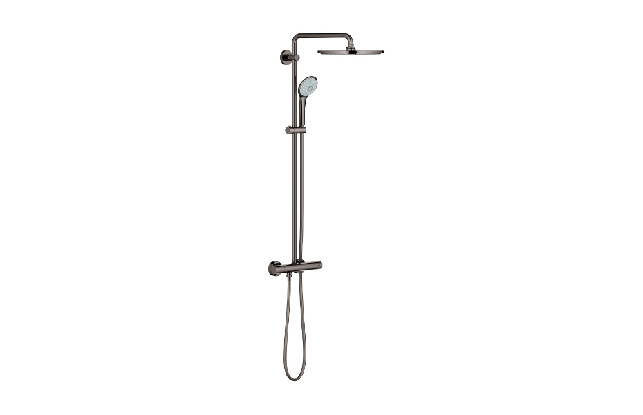 GROHE Euphoria XXL 310 Душевая система с термостатом для душа, цвет: темный гарфит, глянец АТЕЛЬЕ ВАННОЙ КОМНАТЫ. САМАРА