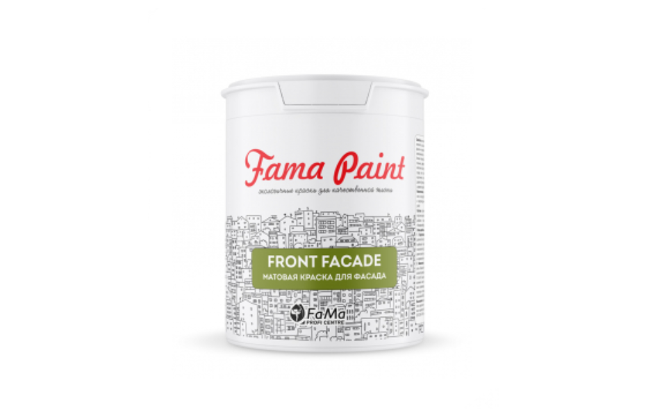 Front facade Fama paint Студия красок ТехноВуд
