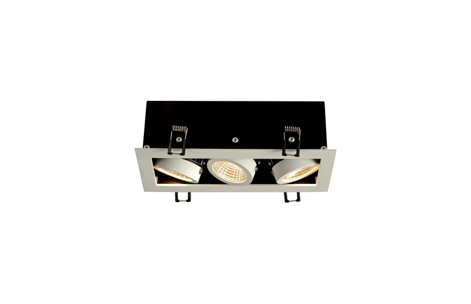 ВСТРАИВАЕМЫЙ СВЕТОДИОДНЫЙ СВЕТИЛЬНИК SLV KADUX 3 LED SET 115721 MNOGOROZETOK - МНОГОРОЗЕТОК