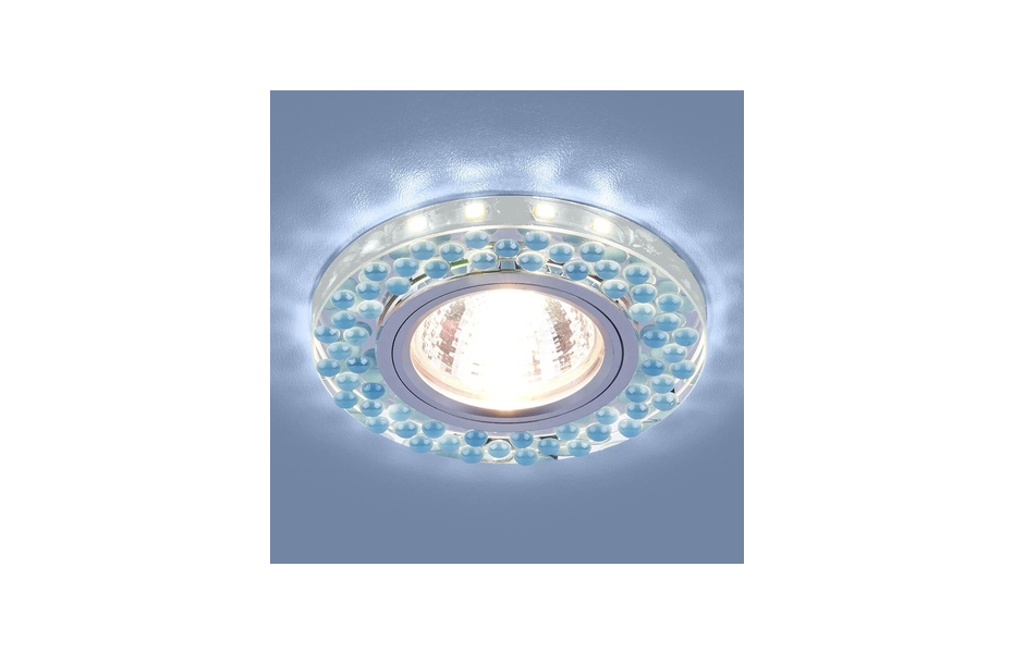 ВСТРАИВАЕМЫЙ СВЕТИЛЬНИК ELEKTROSTANDARD 2194 MR16 SL/BL ЗЕРКАЛЬНЫЙ/ГОЛУБОЙ 4690389099274 MNOGOROZETOK - МНОГОРОЗЕТОК