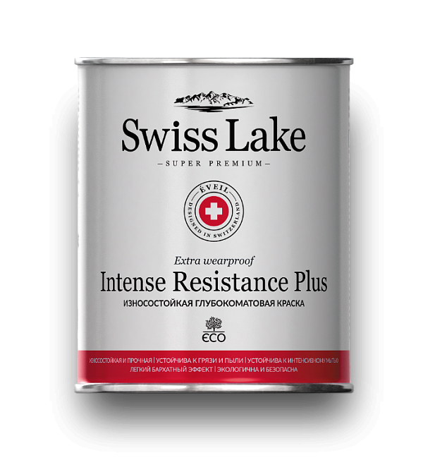 Износостойкая краска Swiss Lake Intense Resistance Plus (А), 9 л LOYMINA Group - ЛОЙМИНА ГРУП