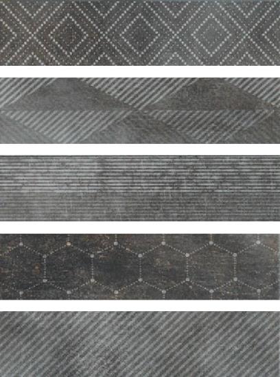 DOCKLANDS Керамогранит FREEPORT MIX BLACK, стена ARTCERAMICA - АРТКЕРАМИКА