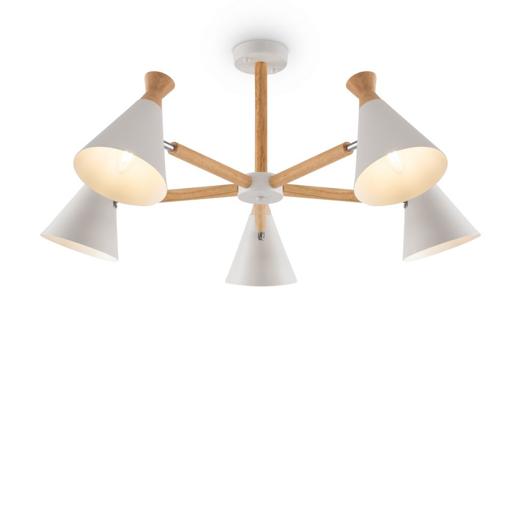 Люстра на штанге Freya Rise FR5169PL-05W MAYTONI