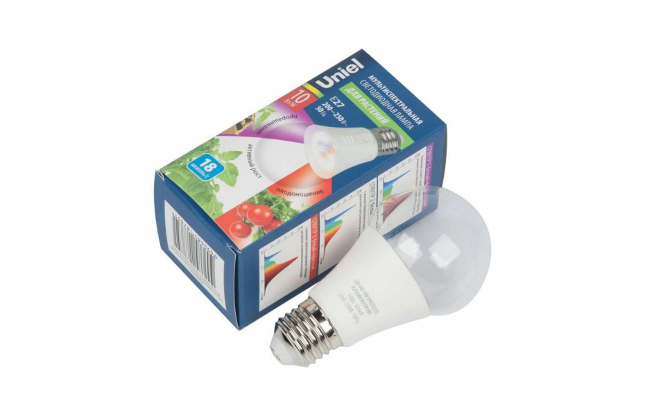 ЛАМПА СВЕТОДИОДНАЯ UNIEL E27 10W ПРОЗРАЧНАЯ LED-A60-10W/SPM3/E27/CL PLP35WH MULTIPLANT UL-00011438 МОСПЛИТКА