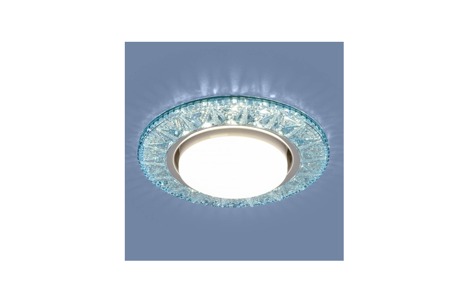 ВСТРАИВАЕМЫЙ СВЕТИЛЬНИК ELEKTROSTANDARD 3022 GX53 BL ЛАЗУРНЫЙ 4690389100031 MNOGOROZETOK - МНОГОРОЗЕТОК