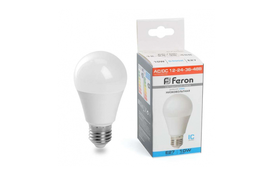 ЛАМПА СВЕТОДИОДНАЯ FERON LB-192 E27 10W 6400K 48732 МОСПЛИТКА