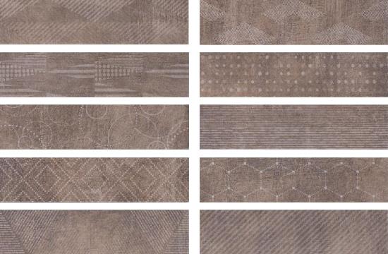 DOCKLANDS Керамогранит FREEPORT MIX BROWN, стена ARTCERAMICA - АРТКЕРАМИКА