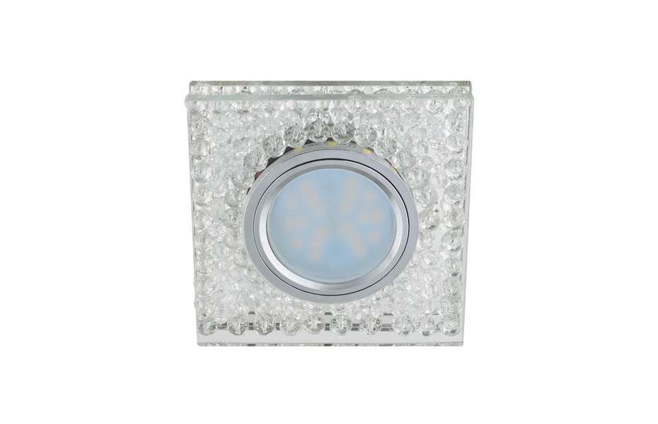 ВСТРАИВАЕМЫЙ СВЕТИЛЬНИК FAMETTO LUCIOLE DLS-L134 GU5.3 CHROME/CLEAR MNOGOROZETOK - МНОГОРОЗЕТОК