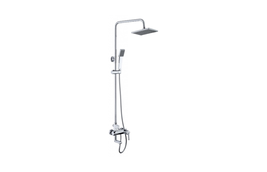 BELBAGNO Crystal Душевая колонна со смесителем для ванны, верхним и ручным душем АТЕЛЬЕ ВАННОЙ КОМНАТЫ. САМАРА