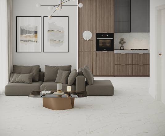 Europa gold l Керамогранит белый Матовый Карвинг 60x60 LAPARET