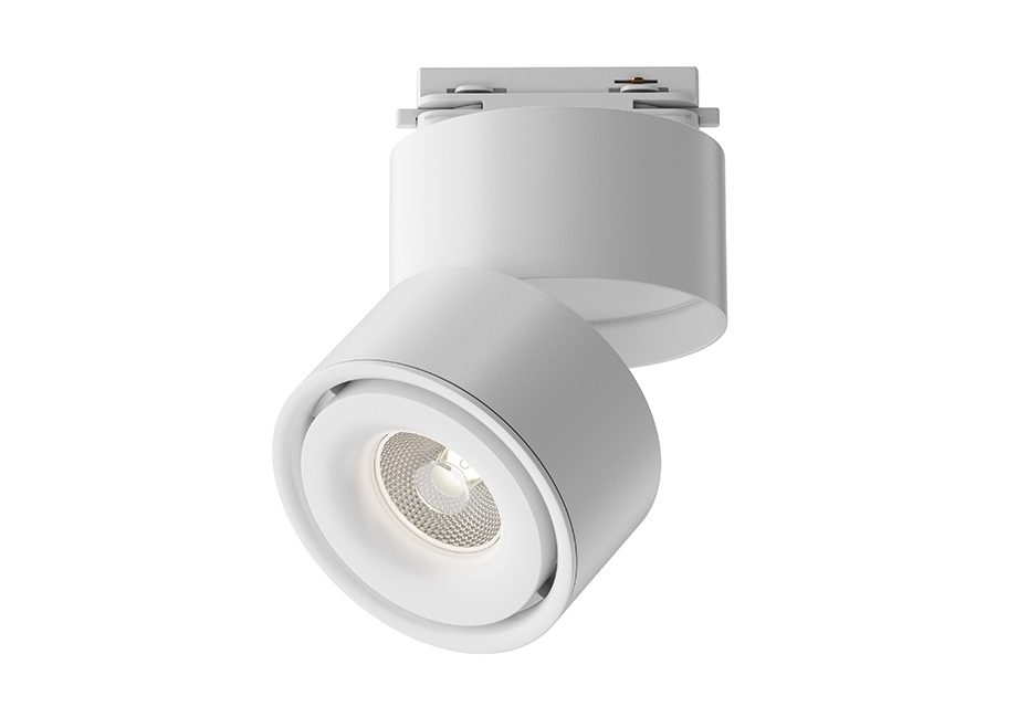 Трековый однофазный светодиодный светильник диммируемый Maytoni Unity Yin TR084-1-15W4K-D-W MAYTONI