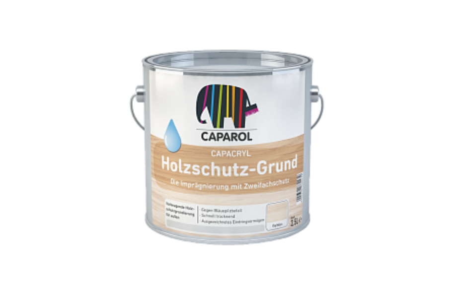 Грунт с биоцидами Caparol Capacryl Holzschutz-Grund (бесцветный, 10 л.) КАПАРОЛ ЦЕНТР САМАРА