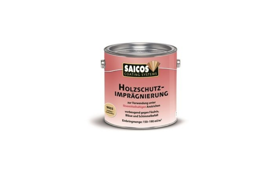 Защитная пропитка для древесины Holzschutz-Impragnierung SAICOS. МАСЛА, КРАСКИ, КЛЕЙ